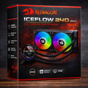 Redragon CCW-1019 ARGB 240 CPU Liquid Cooler With Temp
